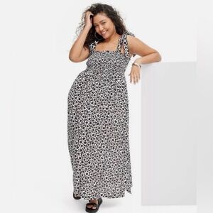 Diane Von Furstenberg x Target Smocked Maxi dress, BNWT, size XXL